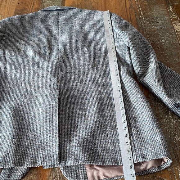 Vintage Harris Tweed Wool Blazer Men’s suit jacket Grandpacore old money - Picture 8 of 16